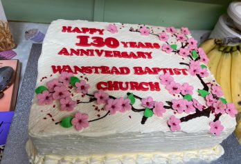 130th anniversary cake